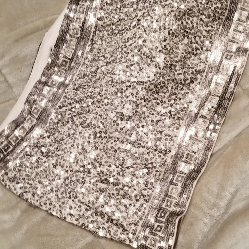Express sequined skirt